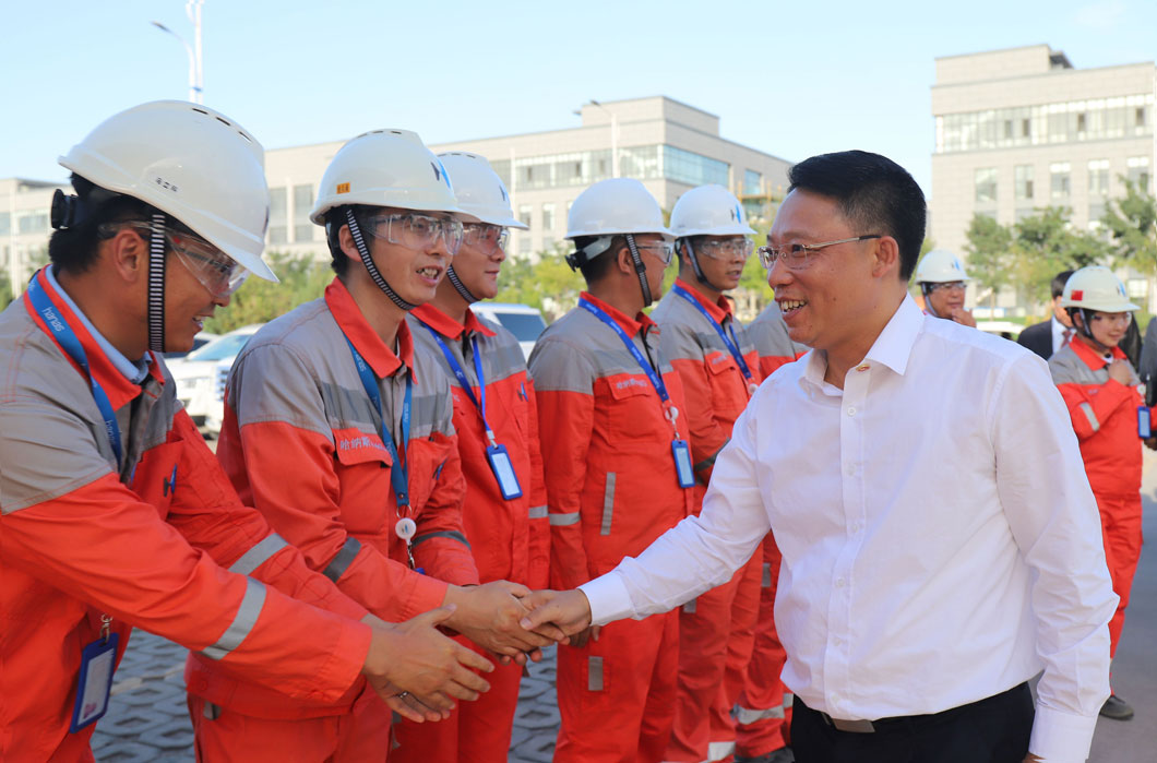 Leaders of the Putian Municipal Party Committee of Fujian Province visited Hanas LNG