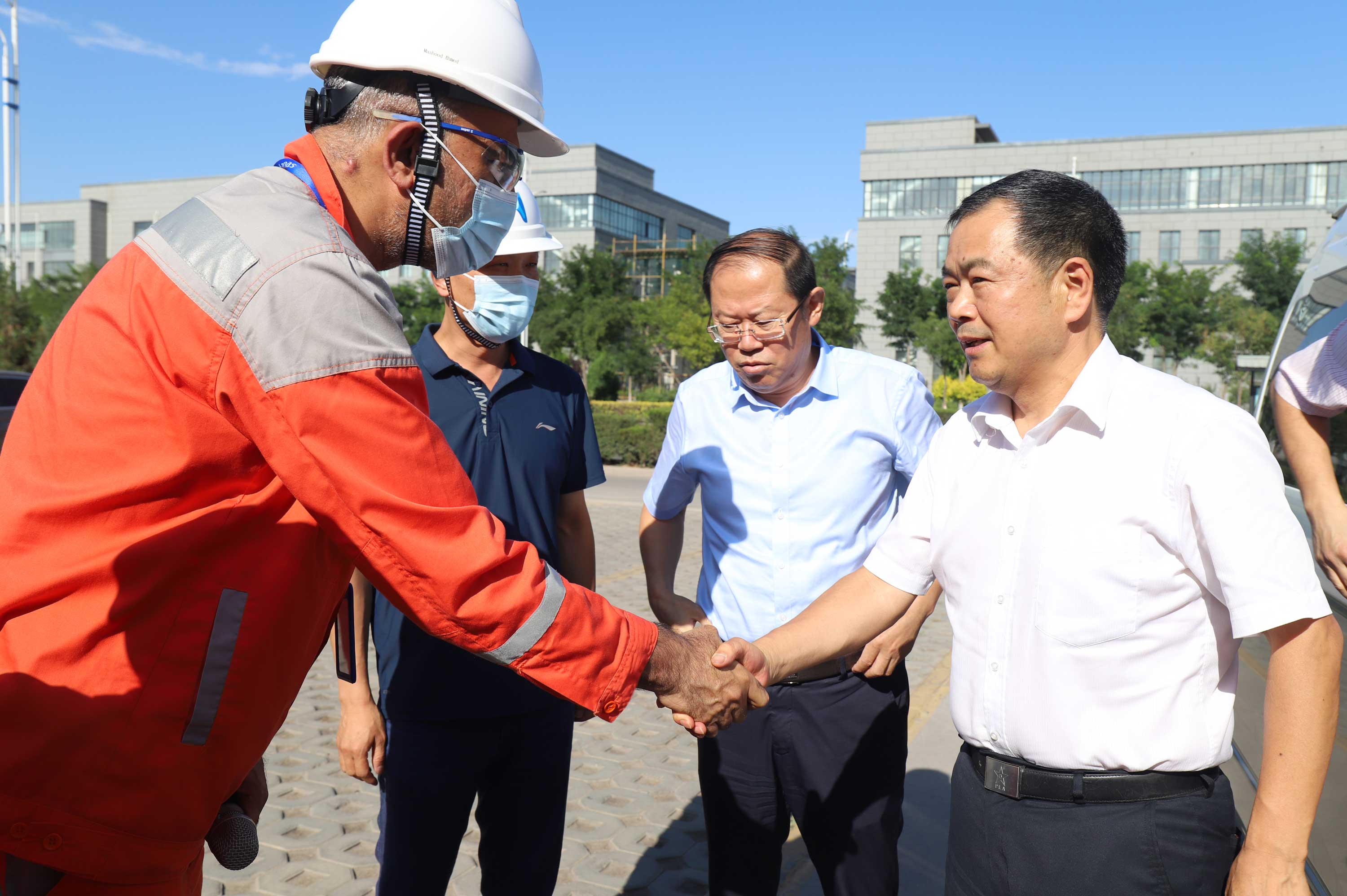 Leaders of the Ministry of National Emergency Management visited Hanas LNG Plant